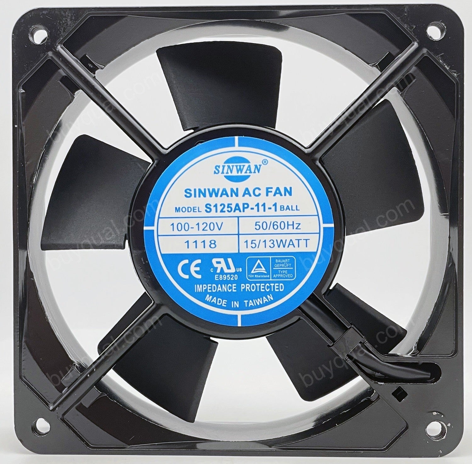 SINWAN S125AP-11-1 115V 13W 2wires Cooling Fan SINWAN S125AP-11-1 115V 13W 2wires Cooling Fan
